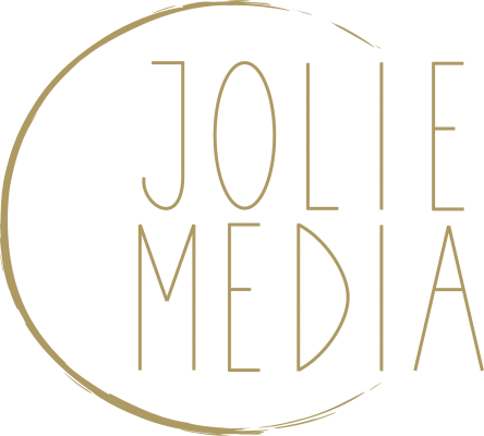 Jolie Media logo goud